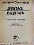 Taschenwörterbuch Deutsch-Englisch