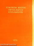 Komárom megyei orvos-napok közleményei 1972