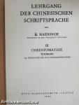 Lehrgang der chinesischen Schriftsprache III. (töredék)