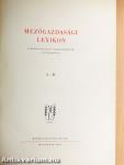Mezőgazdasági Lexikon 1-2.