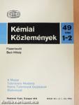 Kémiai Közlemények 1978/1-4. I-II.