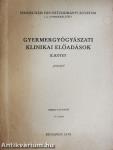 Gyermekgyógyászati klinikai előadások II.