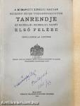 A Budapesti Királyi Magyar Pázmány Péter Tudományegyetem tanrendje az MCMXLII-MCMXLIII. tanév első felére