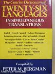 The Concise Dictionary of  Twenty-Six Languages in Simultaneous Translations