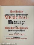 Medicinal-Ordnung von 1721 (gótbetűs)