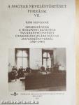 Szemelvények a Budapesti Egyetemi Tanárképző Intézet Gyakorlógimnáziumának jegyzőkönyveiből (1924-1944)