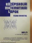 Középiskolai matematikai lapok 1991/3.