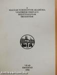 A Magyar Tudományos Akadémia Veszprémi Területi Bizottságának értesítője 1996.