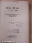 Rendszeres bonctan I-II.