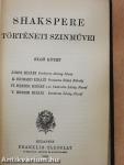 Shakspere történeti szinművei I-II.