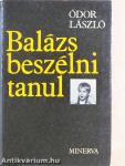 Balázs beszélni tanul