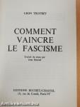 Comment Vaincre le Fascisme