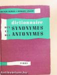 Dictionnaire des synonymes et des antonymes