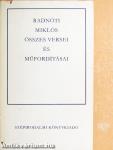 Radnóti Miklós összes versei és műfordításai
