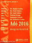 Adó 2016 magyarázatok