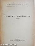 Külföldi tanulmányutak 1958