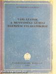 Táblázatok a mennyiségi kémiai elemzési feladatokhoz