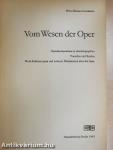 Vom Wesen der Oper