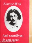 Ami személyes, és ami szent