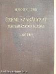 Üzemi szabályzat erősáramú villamos berendezések számára