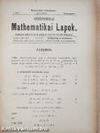 Középiskolai mathematikai lapok 1895-1896. (nem teljes évfolyam)/1896-1897. október-junius