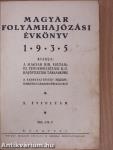 Magyar Folyamhajózási Évkönyv 1935