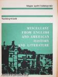 Miscellany from English and American History and Literature