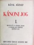 Kánoni jog I.