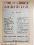 Csikesz Sándor Emlékkönyvek 1. 