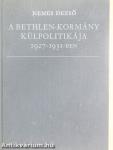 A Bethlen-kormány külpolitikája 1927-1931-ben