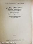 "Topic-comment interaction II"