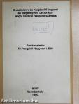 Olvasókönyv és Kiegészítő Jegyzet az Idegennyelvi Lektorátus angol Szekció Hallgatói számára