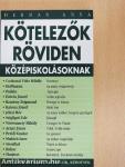 Kötelezők röviden középiskolásoknak 2.