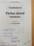 Tanulmányok Farkas József tiszteletére (dedikált példány)