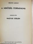 A minőség forradalma I-IV.
