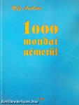 1000 mondat németül