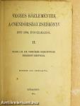 Vegyes közlemények a csendőrségi zsebkönyv 1887-1904. évfolyamaiból II. (rossz állapotú)