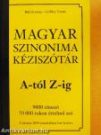 Magyar szinonima kéziszótár A-Z-ig