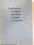 Tanulmányok a magyar szocialista irodalom történetéből