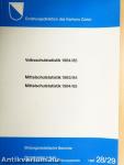 Volksschulstatistik 1984/85/Mittelschulstatistik 1983/84/Mittelschulstatistik 1984/85