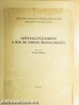Szöveggyűjtemény a XIX. sz. angol irodalmából