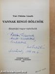 Vannak ringó bölcsők (dedikált példány)