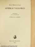 Afrikai vallomás