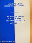 Jogrend filozófiai megalapozása Horváth Sándor O.P. műveiben