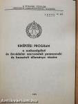 Kiképzési program a szakszolgálati és önvédelmi szervezetek parancsnoki és beosztott állománya részére