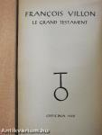 Francois Villon Nagy Testamentuma
