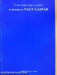In memoriam Nagy Gáspár