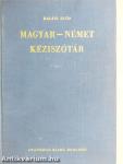 Magyar-német kéziszótár