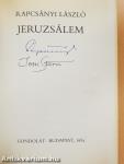 Jeruzsálem (kétszeresen aláírt példány)