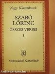 Szabó Lőrinc összes versei 1-2.